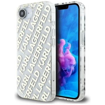 Karl Lagerfeld IML Repeat Logo zlatna maskica za iPhone 16e