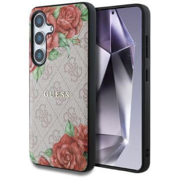 Guess Guess Kožna Futrola 4G S Cvijećnim Otiskom Za Samsung Galaxy S25 Za Magsafe High