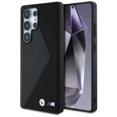 Bmw Kožna maskica MagSafe za Samsung Galaxy S25 Ultra, crna