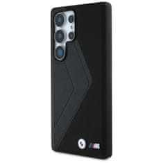 Bmw Kožna maskica MagSafe za Samsung Galaxy S25 Ultra, crna