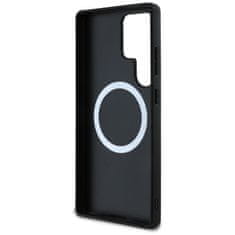 Bmw Kožna maskica MagSafe za Samsung Galaxy S25 Ultra, crna