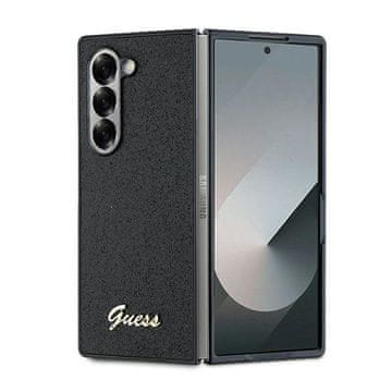 Guess maskica za Samsung Galaxy Z Fold 6 s glitterom, crna