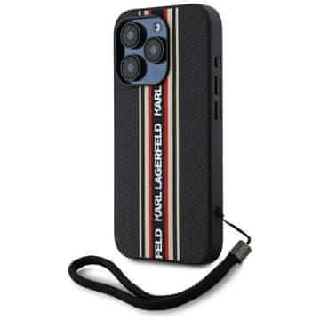 Karl Lagerfeld Saffiano crna maskica za iPhone 15 Pro Max