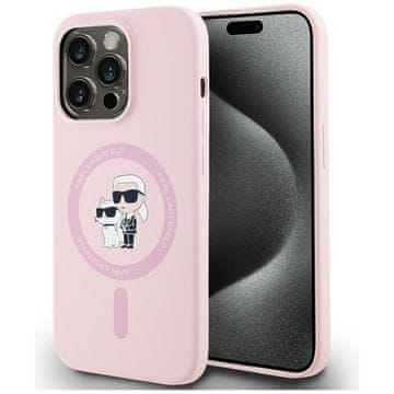 Karl Lagerfeld MagSafe ružičasta maskica za iPhone 14 Pro Max