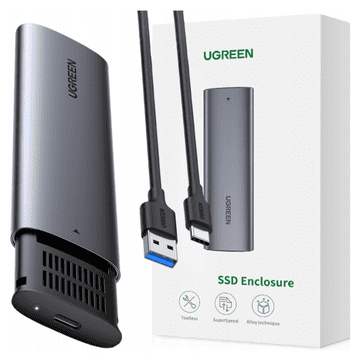 Ugreen Ugreen M.2 B-Key Ngff Sata Kućište Za Ssd I Hdd Jednostavno Za Korištenje