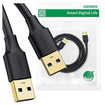 Ugreen Kabel usb 3.0 a-a ugreen us128 2m, crni