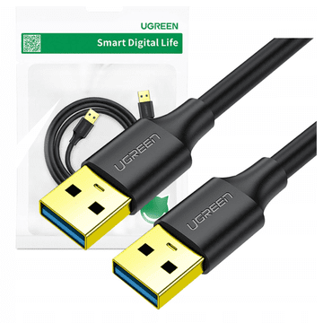 Ugreen Kabel usb 3.0 a-a ugreen us128 1m, crni