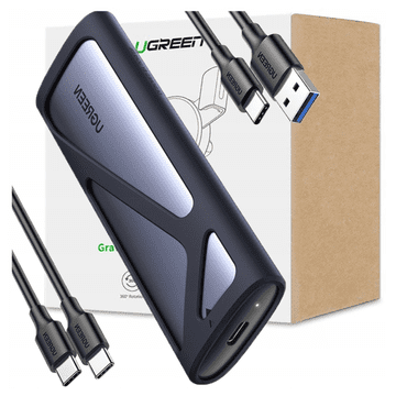 Ugreen Ssd Kućište M.2 Na Nvme Sata 10Gbps Usb-C Cm400 Za Prijenosno Računalo