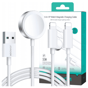 Joyroom Joyroom 3-U-1 Usb-A Na Lightning Magnetski Kabel Za Iphone 11 12 13 14 1,2 M