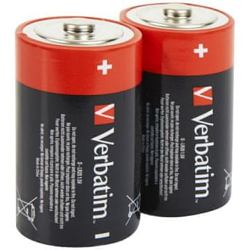 Verbatim Verbatim Alkalne Baterije D Lr20 2 Kom Za Elektroničku Igračku I Svjetiljku