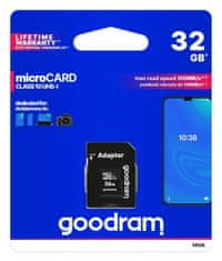 GoodRam Goodram Microsd Kartica 32Gb Za Tablete, Mobilne Uređaje I Fotoaparate