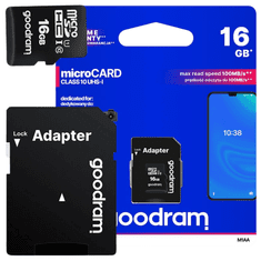 INNA Goodram Microsd Memorijska Kartica 16 Gb Za Mobitele, Fotoaparate, Snimače Visoke Kvalitete