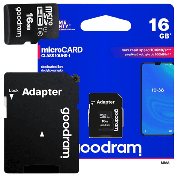 INNA Goodram Microsd Memorijska Kartica 16 Gb Za Mobitele, Fotoaparate, Snimače Visoke Kvalitete