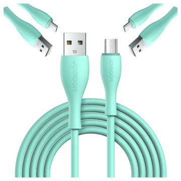 Joyroom Bowling podatkovni kabel S-2030M8 USB-A / micro USB 3A 2m - zeleni