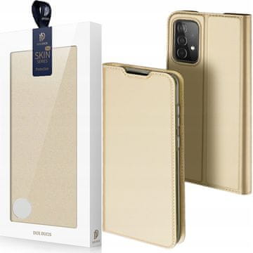 Dux Ducis Dux Ducis Skin Pro kabura etui pokrovac s preklopom za Samsung Galaxy A73, zlatna