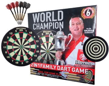 Harrows OBITELJI DART IGRA - SET TRGOVINE I 6 PCS SURT