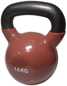 Kubisport Kettlebell 16 kg s vinilnim poklopcem
