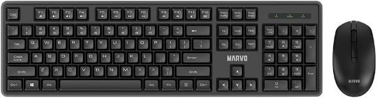 MARVO OFFICE WS005: Brezžični Komplet za Učinkovito in Tiho Delo