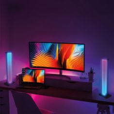 LIVEFY Light Bar V1 RGB stolna svjetiljka 2kom, crno
