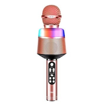 MG Sing Pro Bluetooth Karaoke mikrofon sa zvučnikom, ružičasti