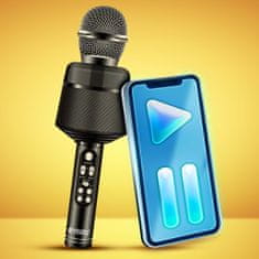 MG Sing Pro Bluetooth Karaoke mikrofon sa zvučnikom, crni
