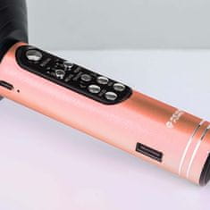 MG Sing Pro Bluetooth Karaoke mikrofon sa zvučnikom, ružičasti