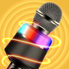 MG Sing Pro Bluetooth Karaoke mikrofon sa zvučnikom, crni