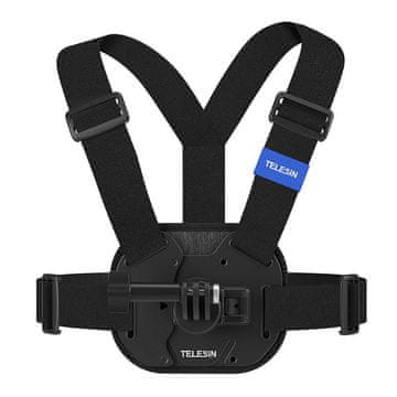 TELESIN Chest Strap prsni remen za sportske kamere, crni