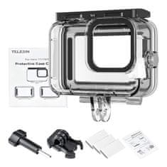 TELESIN Waterproof vodootporna torbica za GoPro Hero 9 / 10 / 11, proziran