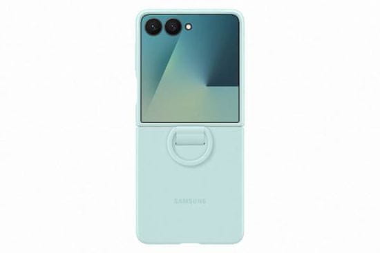 Samsung Silikonska maskica s prstenom za Galaxy Z Flip7, mint (EF-PF766TMEGWW)