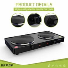 BROCK električna ploča za kuhanje - EP 200 BK