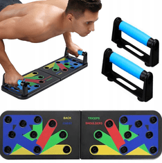 Verkgroup 14-u-1 daska za vježbanje i šipka za sklekove