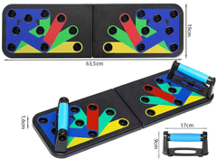 Verkgroup 14-u-1 daska za vježbanje i šipka za sklekove