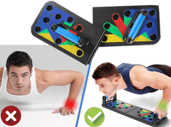 Verkgroup 14-u-1 daska za vježbanje i šipka za sklekove