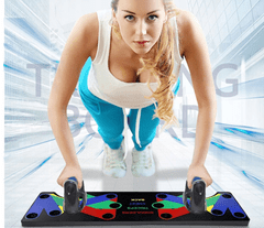 Verkgroup 14-u-1 daska za vježbanje i šipka za sklekove