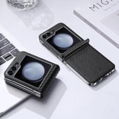 Dux Ducis Brill preklopna maska za Samsung Galaxy Z Flip 6 5G, ljubičasta