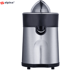 Alpina sokovnik za citruse, 800 ml, 2 nastavka, crni i srebrni