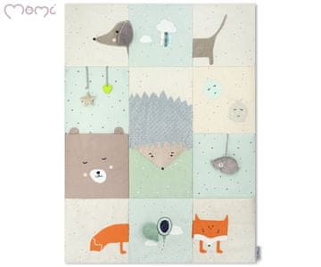 MoMi VOLPI patchwork deka za igru