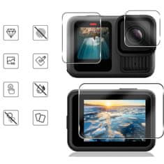 Tech-protect Glass Fit 2x zaštitno staklo za GoPro Hero 9 / 10 / 11 / 12