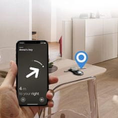 Tech-protect Natural Fit maska za Apple AirTag 1 / 2, crno