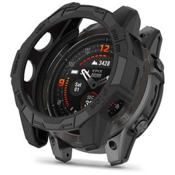 Tech-protect Defense Air maska za Garmin Fenix 7 / 7 Pro, black