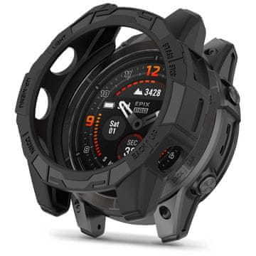 Tech-protect Defense Air maska za Garmin Fenix 7X / 7X Pro, black