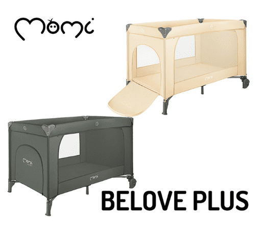  Momi Belove Plus otroška postelja, zložljiva, bež