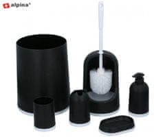 Alpina 6-u-1 WC set, crni