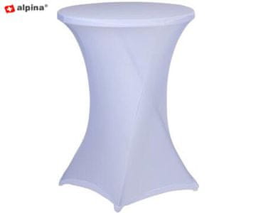 Alpina Elegantna navlaka za barski stol, 90 cm, bijela