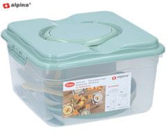 Alpina Set posuda za piknik i pohranu, ABS, 21 dio