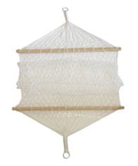 ACRAsport Viseća mreža s drvenom šipkom za razmicanje J02/1 bijela