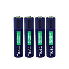 Trust Punjive USB-C baterije, AAA, 4 komada (25671)