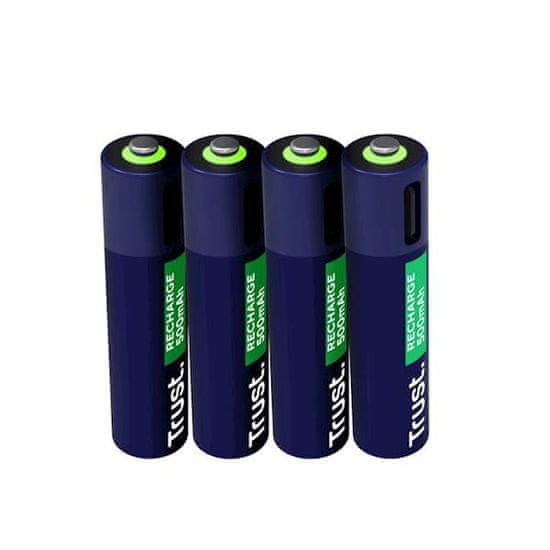 Trust Punjive USB-C baterije, AAA, 4 komada (25671)