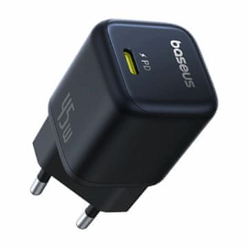 BASEUS punjač 45W USB TypeC QC PD kozmičko crni PicoGo
